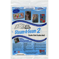 Steam-A-Seam 2 Double Stick Fusible Web-9""X12"" 5/Pkg(2 Pack)