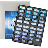 Jack Richeson 422970 Hand Rolled Soft Pastels  39 Count (Pack Of 1)  Blue