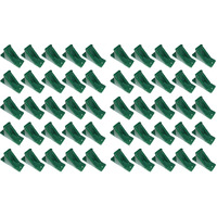 Jsp Manufacturing Green Plastic Mini Roof Snow Ice Guard - Multi-Quantity Pack | Prevents Sliding Snow Stops Buildup (50)