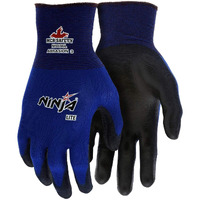 Memphis N9696Xl Ultra Tech Tactile Dexterity Work Gloves Blue/Black X-Large 1 Dozen