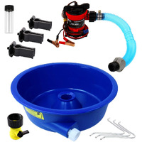 Blue Bowl Concentrator Kit With Pump  Leg Levelers  Vial - Gold Mining Equipment