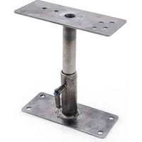 Jegs Shifter Pedestal | Adjustable From 4  To 8.25  | Made In Usa | Includes One 1/4"" X 1-1/2"" Push-Button Quick Release Pin