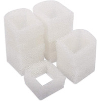 Myfatboss Cat Water Fountain Filter Replacement  Pet Fountain Replacement Foam Filters Compatible With Petsafe Drinkwell Pet Fountain Filters For Drinkwell Stainless Steel 360 Pet Water Fountain 12Pcs