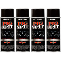Pig Spit Original For Use On Motors  Transmissions  Vinyl And Black Plastic Trim Components And Tires  9 Oz  4-Pack