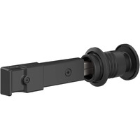 National Hardware N700-150 Barn Door Lock  5"" X 1-1/4"" X 3/4""  Matte Black