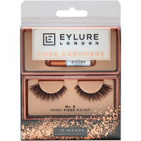 Eylure False Lashes  Luxe Cashmere No. 6 With Adhesive Included  1 Pair Black