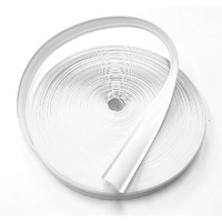 Qpn White Vinyl 7/8"" Insert Molding Trim Screw Cover Rv Camper Travel Trailer (50 Ft  White)