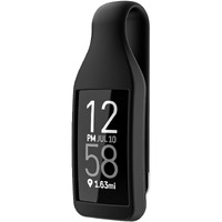 Eeweca Clip Holder For Fitbit Charge 3/4 Silicone Case Accessory  Black