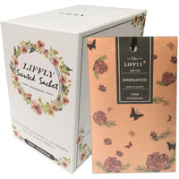 Liffly 14 Packs Sandalwood Scented Sachets For Drawers And Closets
