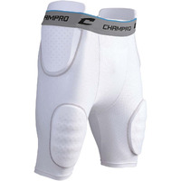 Champro Formation 5-Pad Integrated Football Girdle White/ Grey