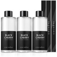 Cocodor Reed Diffuser Oil Refill/Black Cherry/6.7Oz(200Ml)/3 Pack/Aroma Therapy  Home Fragrance  Scented Oils  Oils For Reed Diffuser  Office D?Cor  Decoration