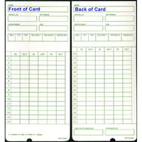 50 Uptc1000-1 Compatible Time Cards For Non-Calculating Upunch Hn3000 Autoalign Time Clock (Fits Hn1000  Hn1500  Hn3000  Hn3500  Hn3540  Ub1000)