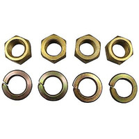 Reliable Aftermarket Parts Our Name Says It All  4 Brass Nuts For Manifold Mounting Kit Fits Ford New Holland 2N 8N 9N Tractor 33816S