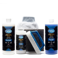 Poli Glow Deluxe Kit - Complete Fiberglass Restorer. For Boats And Rvs And More. Eliminates Tough Stains And Oxidation. Everything Needed For A 25-Foot Boat Or Rv.