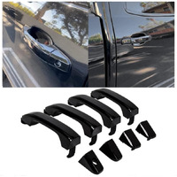 Ecotric 4Pcs Exterior Door Handles Replacement Compatible With 2014-2019 Chevy Silverado Gmc Sierra Replacement For 22923605 23236150 22929464 22923599 84713668 22929412 Black