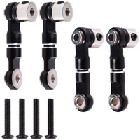 Aimrock Narrow Sway Bar Linkage Rear Anti-Roll Bar Links For 6S 1/7 Felony Infraction Limitless Mojave 1/8 Kraton Talion Outcast Notorious 6S Blx Rc Buggy Car (Black)
