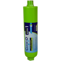 Clear2O Rv And Marine Inline Water Filter - Ideal For Rv And Marine Use  Reduces Odors  Bad Taste  Chlorine With One Micron Solid Carbon Block  (Green) - Crv2006