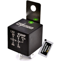 Hd Switch 12V 40A Waterproof Relay Replaces Tyco V23234-A1001-X036 - Spdt W/Led Indicator Light & Dielectric Grease