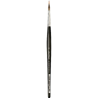 Da Vinci Watercolor 6 Series 5599 Size Inlaid Liner-Casaneo New Wave Synthetics-Vegan-Made In Germany  Black
