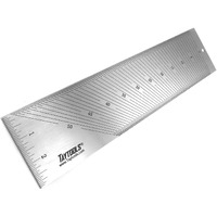 Taytools Bevel Setting Gauge For Use With Sliding Bevel Gauge Size Stainless Steel 0-50 Degrees In 1/4 Degrees Increments Center Finding Ruler Depth End Graduations