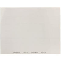 Perforated Paper Nameplate Inserts  Pack Of 20 (10"" X 1.5"")