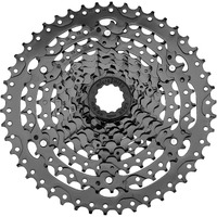 Microshift | Advent Cassette | 9 Speed | 11-46T | Ed Black | Hardened Steel Cogs