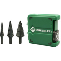 Greenlee Gsbset3 Step Bit Set (#1  4  9)