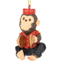 Tree Buddees Retro Wind Up Toy Cymbals Monkey Funny Christmas Ornaments