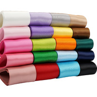Huihuang 2 Inch Solid Color Satin Ribbon Assortment Colored Ribbon For Gift Wrapping Double Face Satin Ribbon For Crafts  20 Colors With 2 Yards Each  Total 40 Yards Per Package