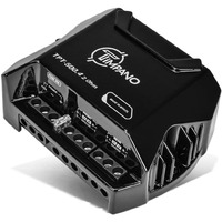 Timpano Tpt500.4 Compact 4 Channel Car Audio Amplifier  4 X 125 Watts At 2 Ohm  Mini Stereo 12 Volts Full Range Class D Amp Bridgeable