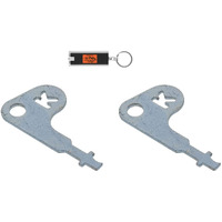 2 Pack K-Rain Minipro K-Key Adjustment Tool  K-Rain P59995 K-Key Adjustment Tool  Replacement Key For Mini Pro And Pro Plus Rotor Sprinklers  Pack Of 2 K Rain Keys With Included Led Keychain Light