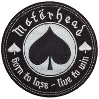 Born To Lose Live To Win Jacket Patch [Iron On Sew On 3.5 Inch]