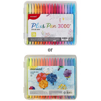 Monami Plus Pen 3000 Felt Tip Pens  Fine Point (0.4Mm)  Coloring/Drawing/Journaling  Assorted Colors  36-Pack