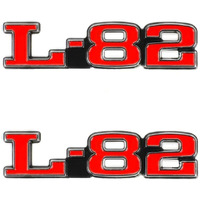 C3 Corvette 75-79 L-82 Hood Emblems Official Gm Restoration Emblem Both Sides Fits: 75-79 Corvettes