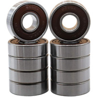 Nsk 608-2Rs 608Dd 10Pcs Precision Bearings 8X22X7Mm  Rotating Quiet High Speed And Durable & Double Rubber Seal And Pre-Lubricated  Deep Groove Ball Bearings.