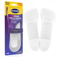 Dr. Scholl 's Love Your Heels & Wedges 3/4 Length Insoles  All-Day Comfort For High Heeled Shoes  Relieve & Prevent Shoe Discomfort  Absorbs Shock  Arch Support  No-Show Discreet Insert  1 Pair
