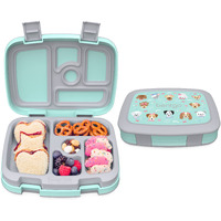 Bentgo Kids Prints Leak-Proof  5-Compartment Bento-Style Kids Lunch Box - Ideal Portion Sizes For Ages 3 To 7 - Bpa-Free  Dishwasher Safe  Food-Safe Materials (Puppy Love)