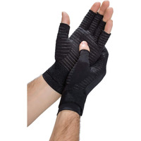 Copper Fit Black Compression Gloves 1 Pk