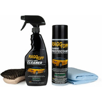 Raggtopp Fabric Convertible Top Cleaner & Protectant Kit With Brush & Glass Towel