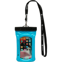 Geckobrands Float Phone Dry Bag  Neon Blue - Floating Watertight Dry Bag Phone Pouch  Fits Most Iphone  Samsung Galaxy Models