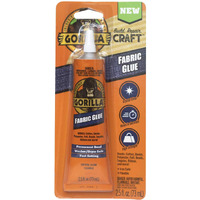 Gorilla Waterproof Fabric Glue 2.5 Ounce Tube  Clear  (Pack Of 1)
