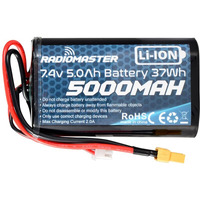 Sologood Radiomaster Tx16S Battery 7.4V 5000Mah 2S Battery Xt30 Plug For Tx16S Tx12 Radio Transmitter Large Endurance