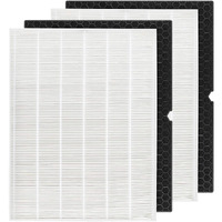2 Sets 116130 Hepa Replacement Filter H 116130 For Winix 5500-2 Plasmawave Air Purifier And Models Am80 - Hepa Filter And Activated Carbon Filter Combo Pack