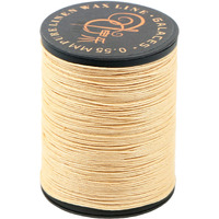 Fandol 100% Natural Linen Thread Waxed Thread For Bookbingding  Leather Sewing  Beading Or Macrame (Beige)