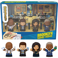 Little People Collector Brooklyn Nine-Nine Tv Series Special Edition Set In Display Gift Box For Adults & Fans  4 Figures