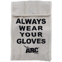 Magid A.R.C. Cotton Twill Canvas Glove Bag For Rubber Insulating Electrical Gloves  Beige  1 Count (Pack Of 1)
