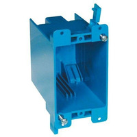 Carlon 1-Gang Blue Plastic Interior Old Work Standard Rectangular Wall Electrical Box