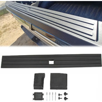 Karpal Right + Left Flexible Step Side Tailgate Cap Molding End Cap Cover Compatible With 2009 2010 2011 2012 2013 2014 Ford F-150 Black