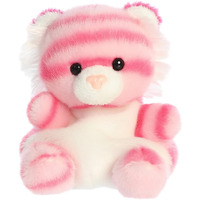 Aurora Adorable Palm Pals Ros? Pink Tiger Stuffed Animal - Pocket-Sized Play - Collectable Fun - Pink 5 Inches