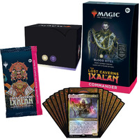 Magic: The Gathering The Lost Caverns Of Ixalan Commander Deck - Blood Rites (100-Card Deck  2-Card Collector Booster Sample Pack + Accessories)